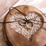 Wedding ring bearer pillow