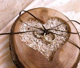 Wedding ring bearer pillow